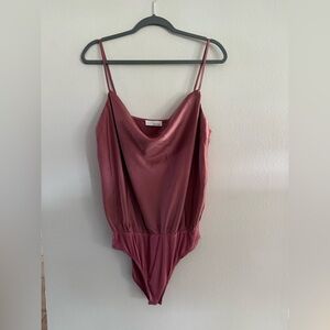 Elegant Mauve Bodysuit